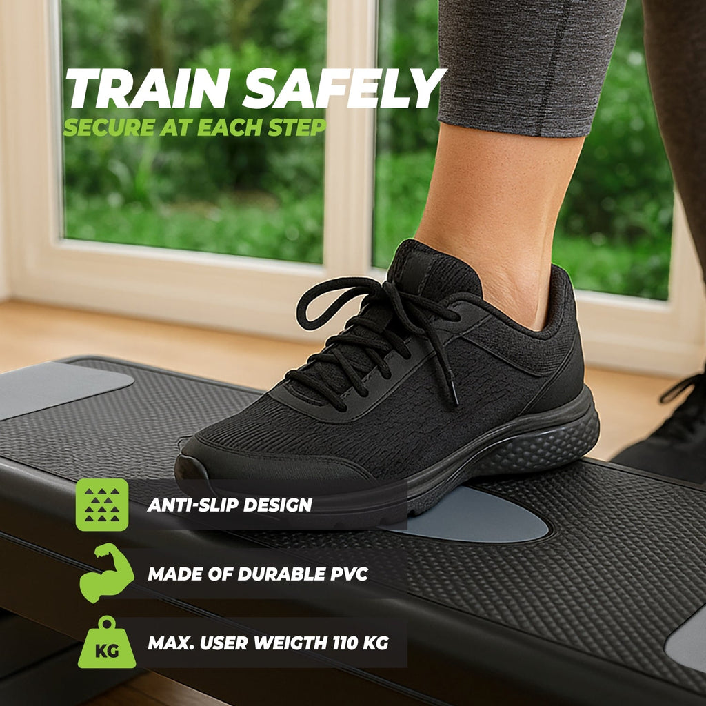 VirtuFit Verstelbare Aerobic Fitness Step/Stepper - Tweedekans
