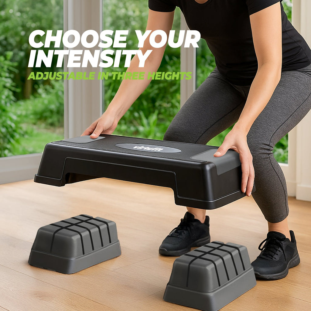 VirtuFit Verstelbare Aerobic Fitness Step/Stepper - Tweedekans