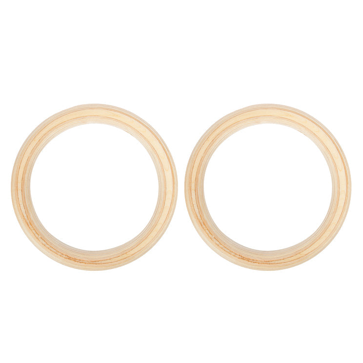 VirtuFit Houten Gym Ringen - Inclusief straps - Tweedekans