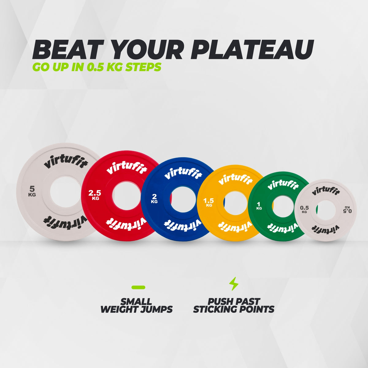VirtuFit Olympische Fractional Plate - Halterschijf - Bumper Plate - 5 kg