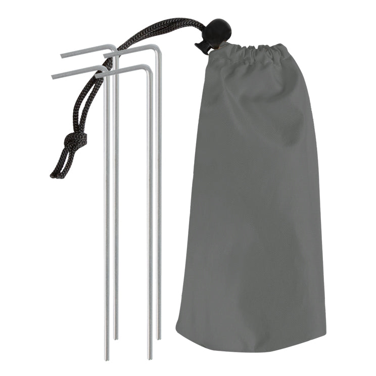 VirtuFit Strandparasol Premium - Windscherm - Strandtent - 200 cm - Grijs - Tweedekans