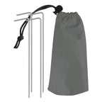 VirtuFit Strandparasol Premium - Windscherm - Strandtent - 200 cm - Grijs - Tweedekans