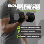 VirtuFit Hexa Dumbbell Pro - 1 kg - Per Stuk - Tweedekans