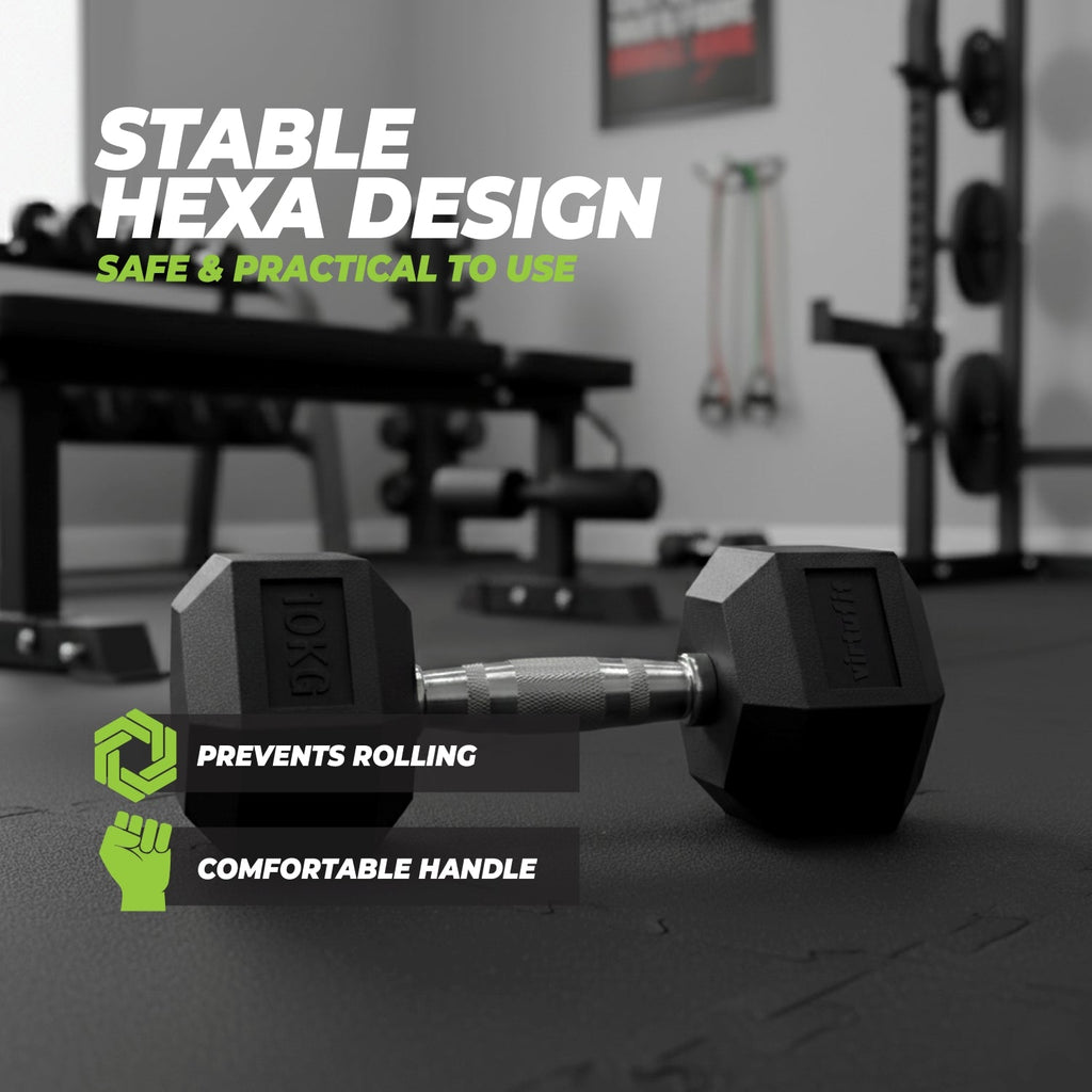 VirtuFit Hexa Dumbbell Pro - 2 kg - Per Stuk - Tweedekans