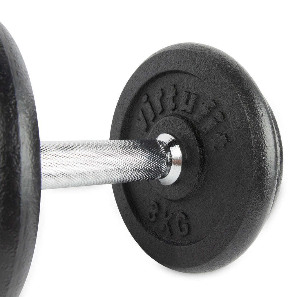 VirtuFit Verstelbare Dumbbellset Pro - Halterset - Gietijzer - 1 x 15 kg - Tweedekans