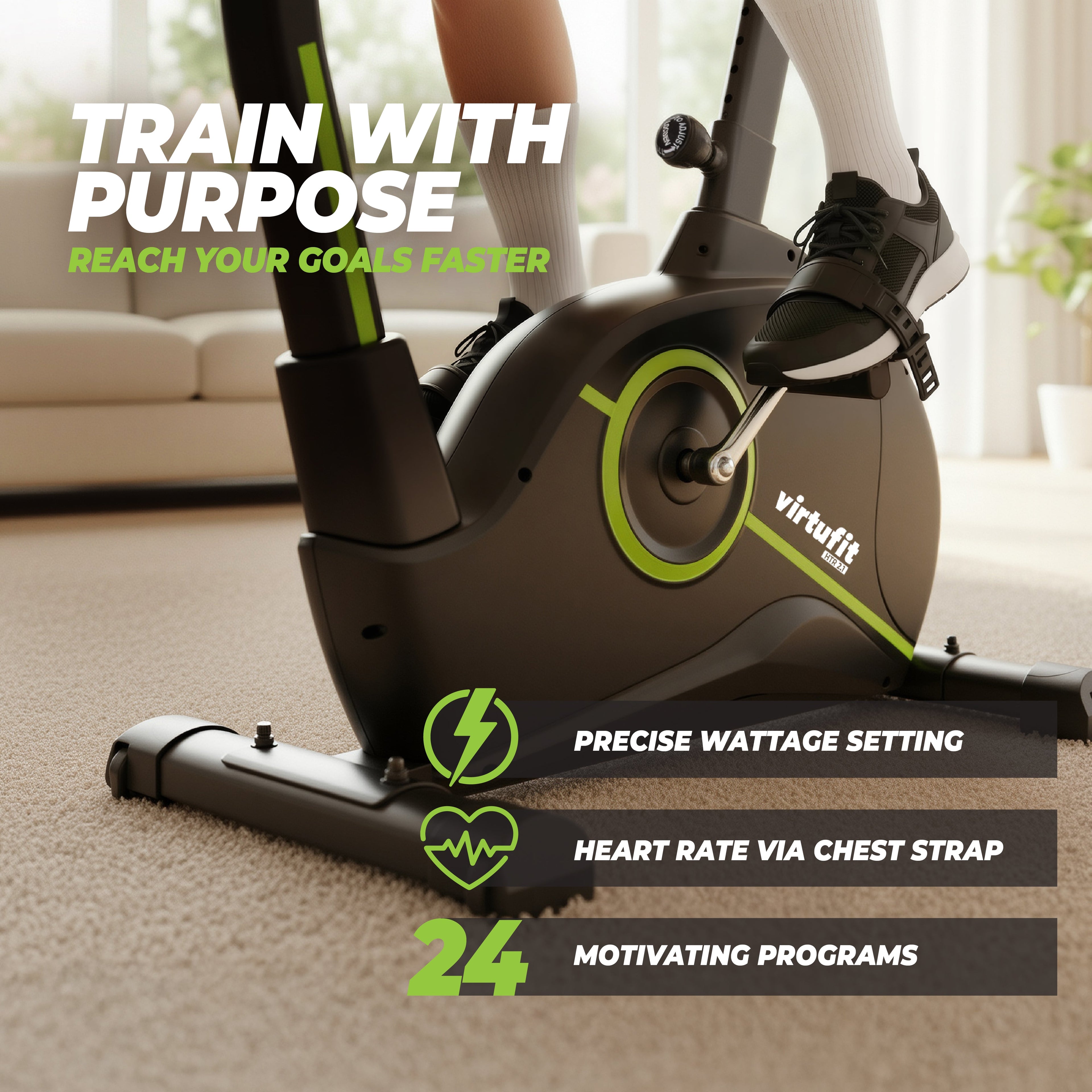 VirtuFit iConsole HTR 2.1 Ergometer Hometrainer - Tweedekans
