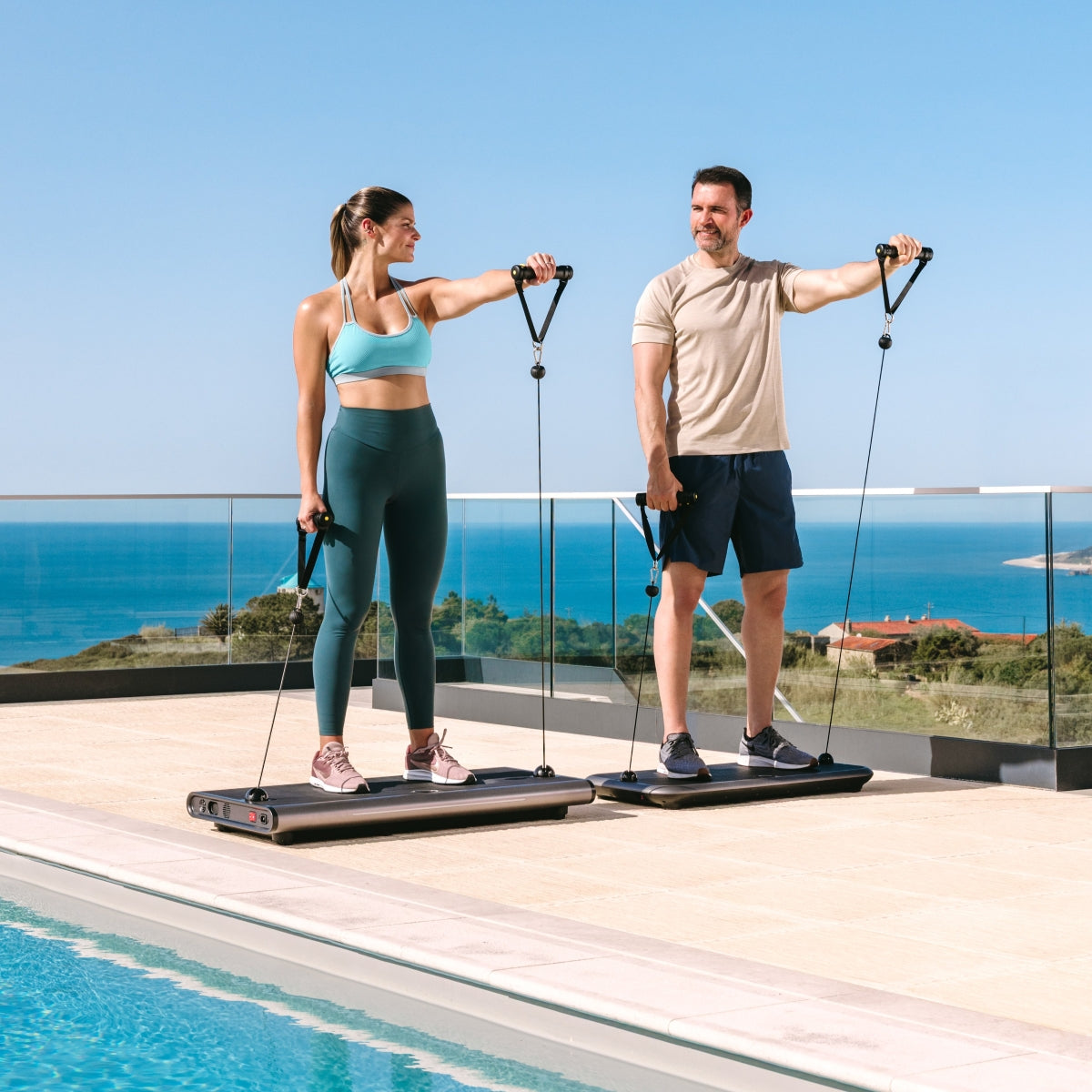 Flow Fitness Perform G1i - Smart Home Gym - Krachtstation - 150kg - Inclusief Gratis App - - Tweedekans