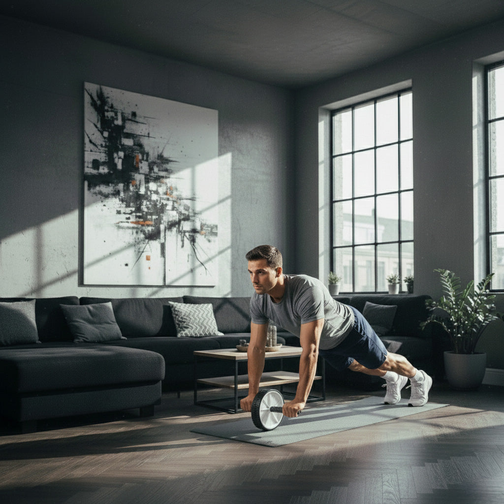 VirtuFit Dubbel Buikspierwiel - Ab Wheel - Tweedekans