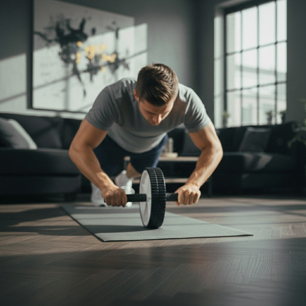 VirtuFit Dubbel Buikspierwiel - Ab Wheel - Tweedekans