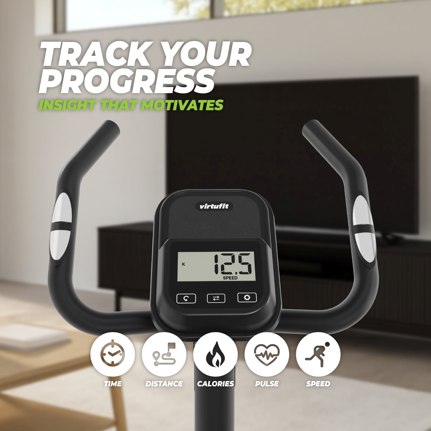 VirtuFit HTR100 Hometrainer - Voor lange gebruikers - 2026 model (HTR 1.0) - Showroommodel