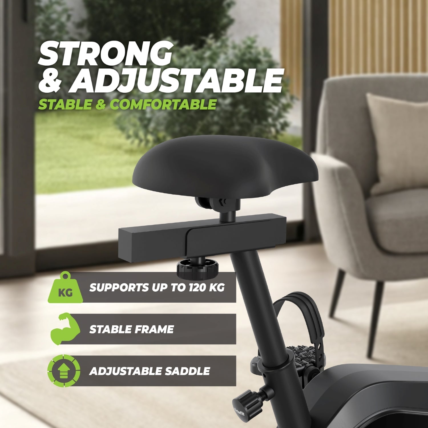 VirtuFit HTR100 Hometrainer - Voor lange gebruikers - 2026 model (HTR 1.0) - Showroommodel