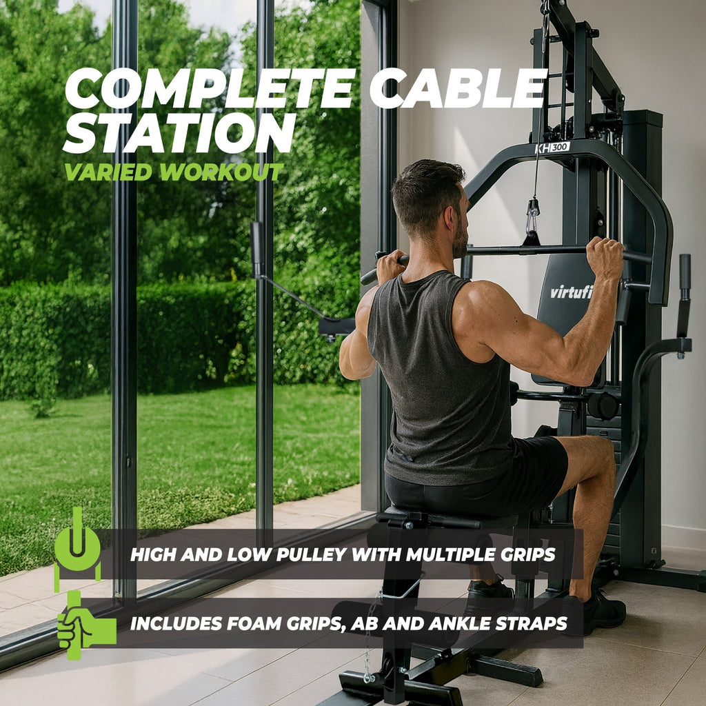 VirtuFit Krachtstation Homegym KH350 met Leg Press - Tweedekans