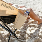VirtuFit Camping Stoel Compact - Strandstoel - Opvouwbaar - Zwart - Tweedekans
