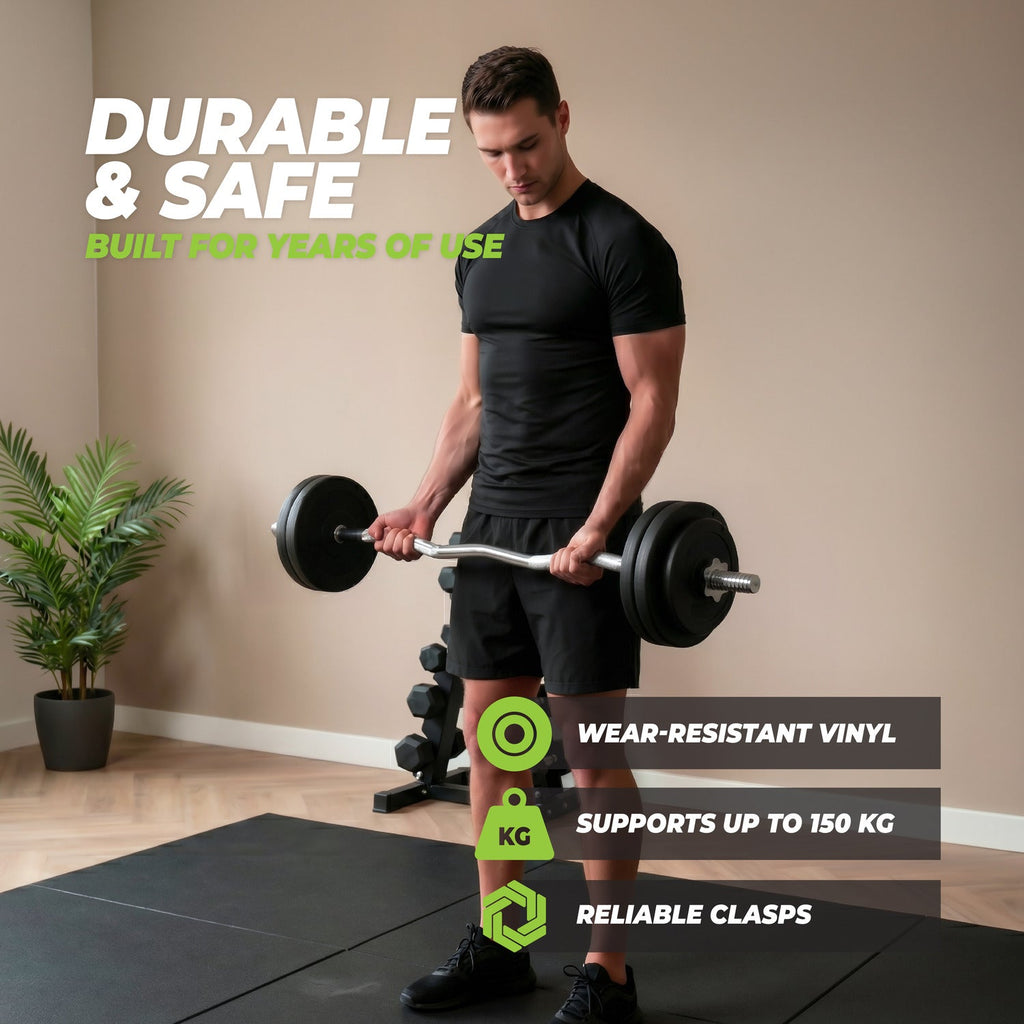 VirtuFit Vinyl EZ-Curl Set - Halterset - 20 kg - Tweedekans