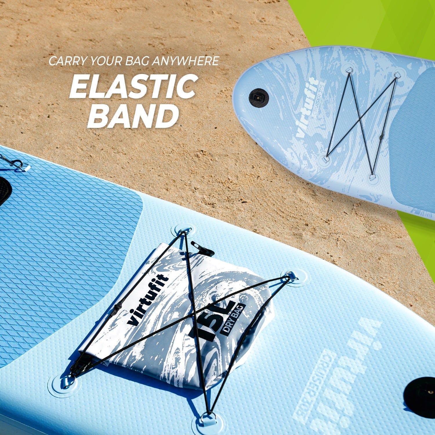 VirtuFit Supboard Ocean 275 - Zwart - Met accessoires en draagtas - Tweedekans
