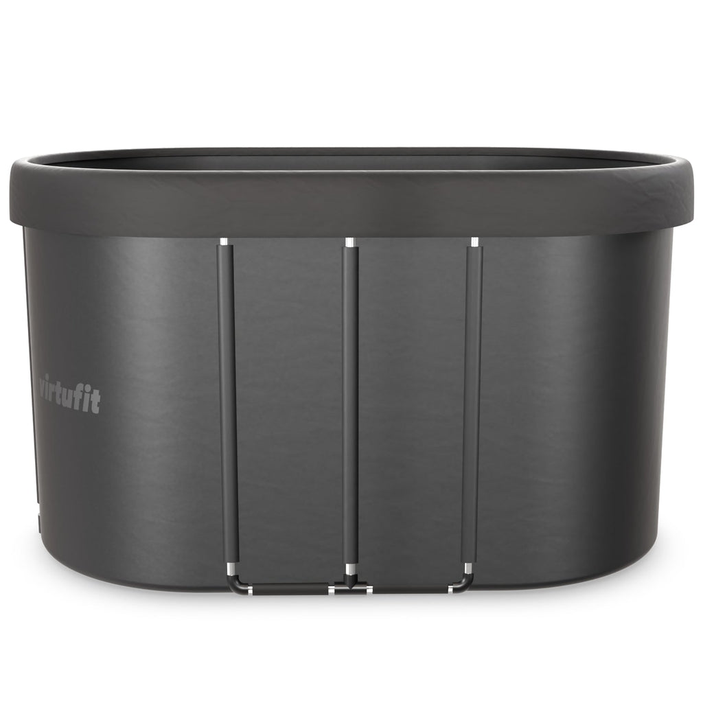 VirtuFit IJsbad Ovaal - Antraciet - 500 Liter - Inclusief accessoires - Tweedekans