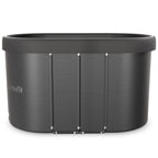 VirtuFit IJsbad Ovaal - Antraciet - 500 Liter - Inclusief accessoires - Tweedekans