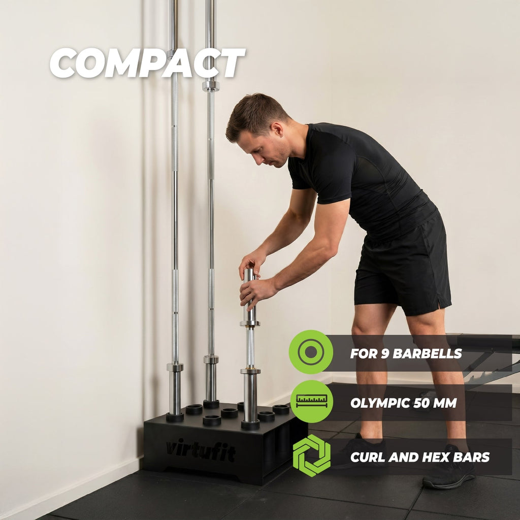 VirtuFit Olympische Halterstang Houder - Barbell Holder - Tweedekans