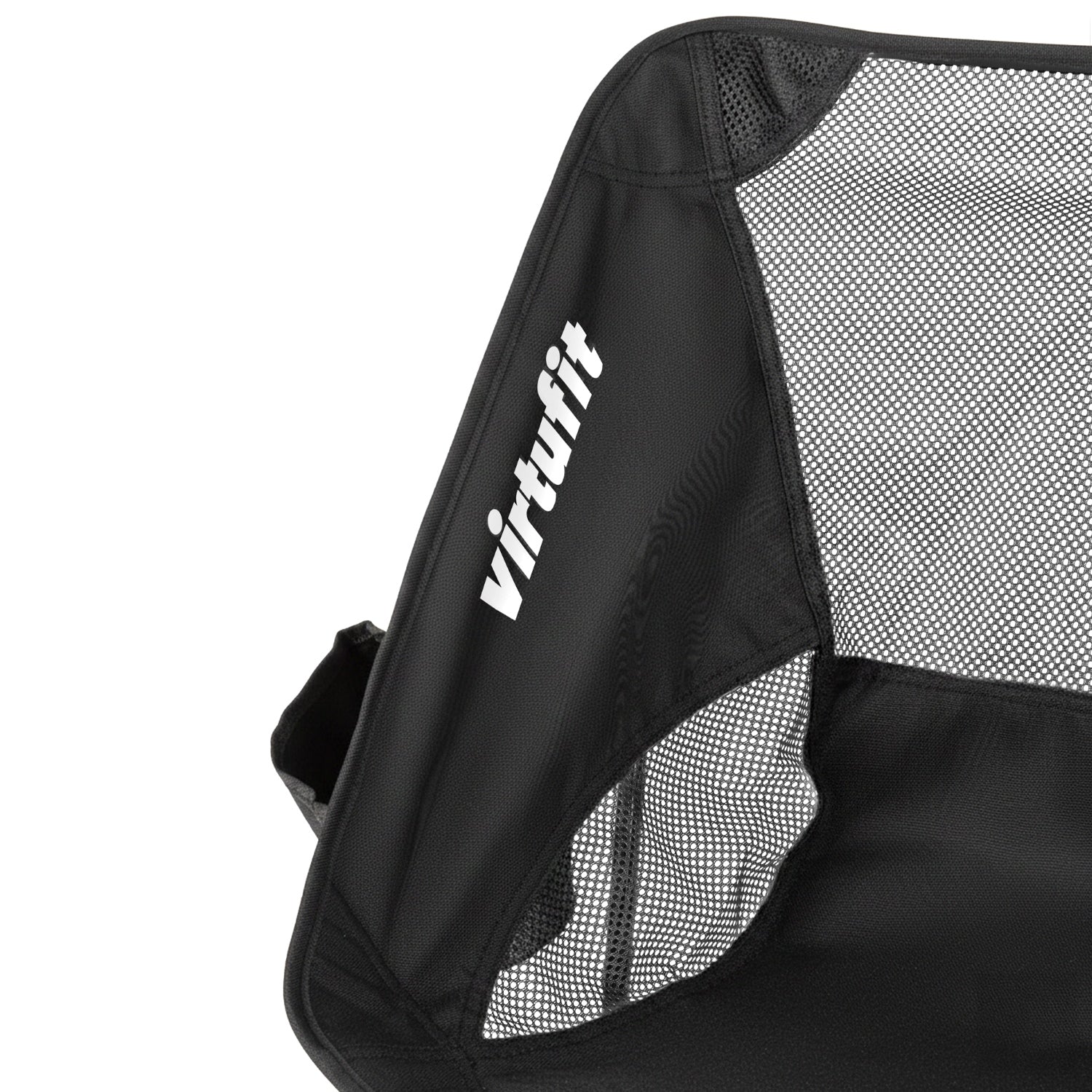 VirtuFit Camping Stoel Compact - Opvouwbaar - Zwart - Set van 2