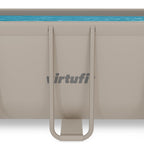 VirtuFit Rechthoekig Zwembad 400 x 200 x 122 cm - Beige - Tweedekans