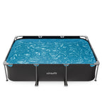 VirtuFit Rechthoekig Zwembad - 300 x 210 x 66 cm - Antraciet - Tweedekans