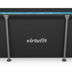 VirtuFit Rechthoekig Zwembad - 260 x 180 x 66 cm - Antraciet - Tweedekans