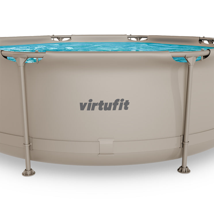VirtuFit Rond Zwembad - Ø244 x 76 cm - Beige - Tweedekans