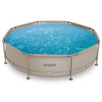 VirtuFit Rond Zwembad - Ø305 x 76 cm - Beige - Tweedekans