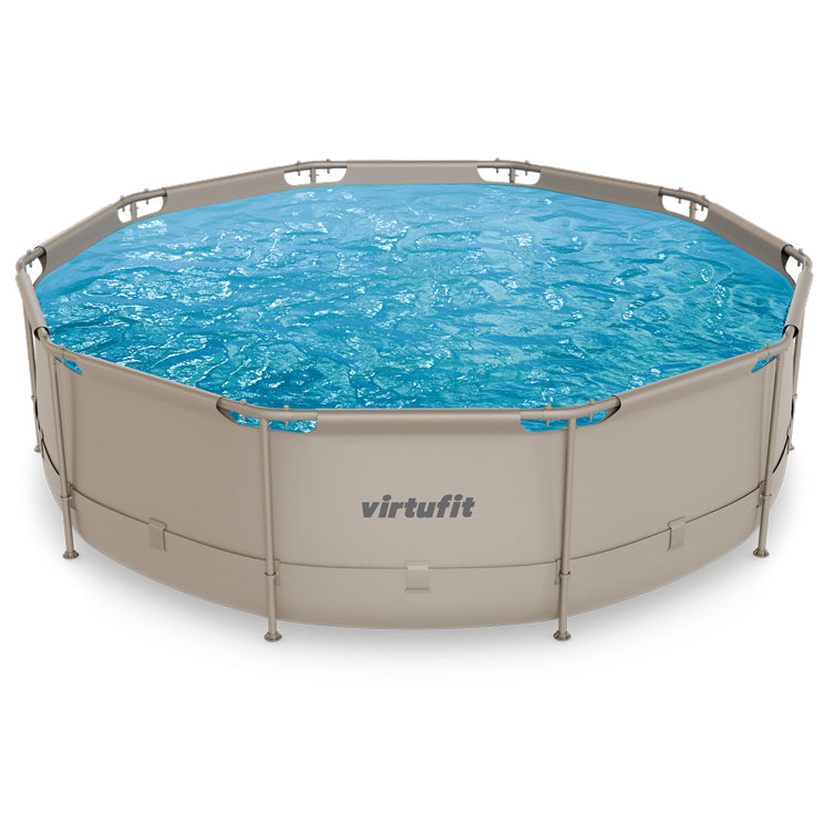 VirtuFit Rond Zwembad - Ø366 x 100 cm - Beige - Tweedekans