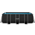VirtuFit Rechthoekig Zwembad 400 x 200 x 122 cm - Antraciet - Inclusief Filterpomp - Tweedekans