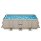VirtuFit Rechthoekig Zwembad 400 x 200 x 122 cm - Beige - Inclusief Filterpomp - Tweedekans