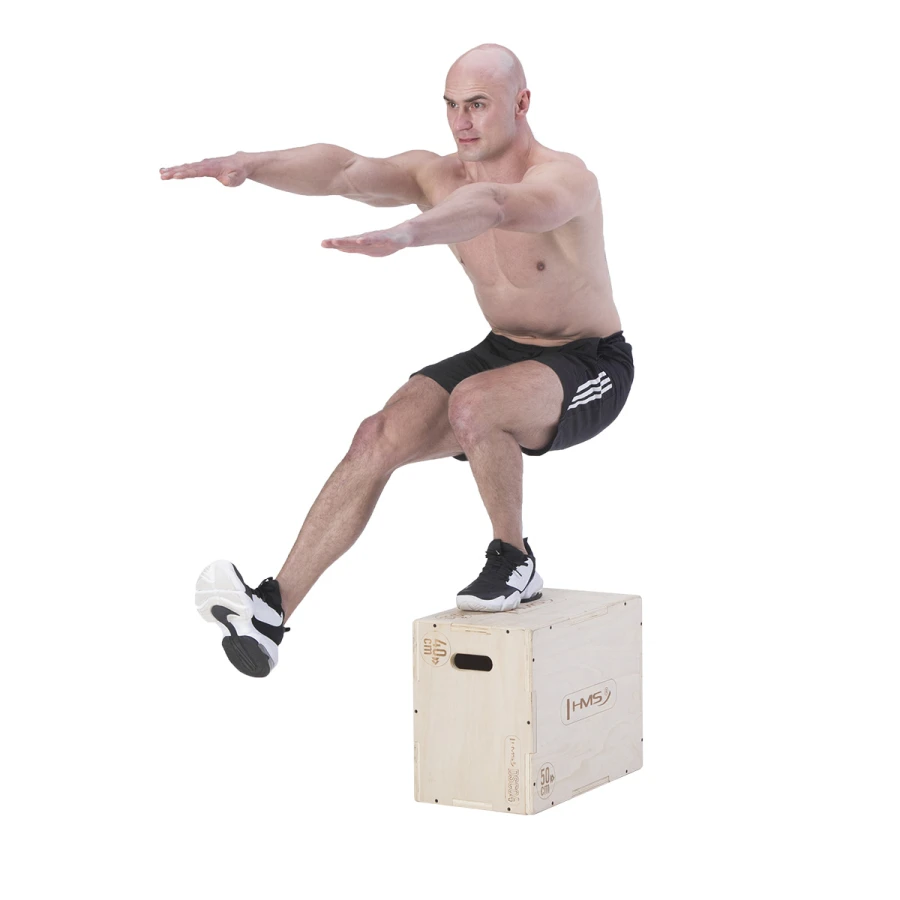 HMS Fitness Plyobox Hout - 50 x 40 x 30 cm