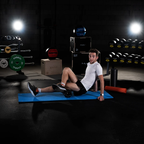 HMS Fitness Mat - Blauw/Zwart - 15 mm - Afbeelding 8