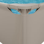 VirtuFit Rechthoekig Zwembad - 260 x 180 x 66 cm - Beige - Tweedekans