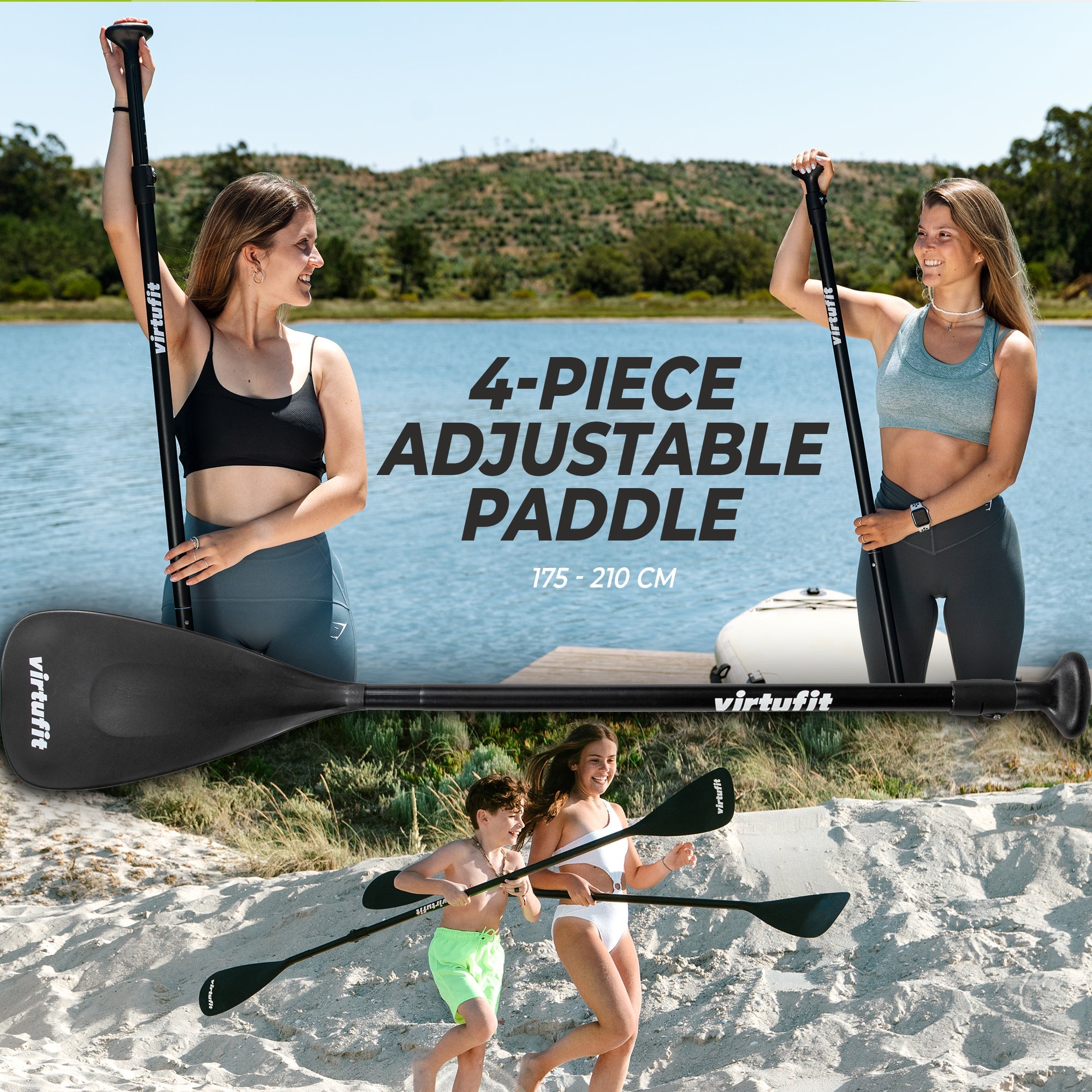 VirtuFit Supboard Ocean 275 - Oranje - Met accessoires en draagtas