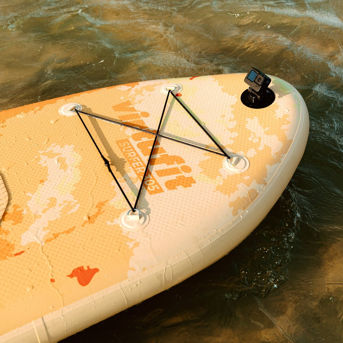 Virtufit Supboard Surfer 305 - Zwart - Inclusief Windzeil en accessoires - Tweedekans