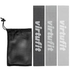 VirtuFit Mini Weerstandsbanden set - Katoen - 3 Stuks - Incl. Opbergtas - Tweedekans