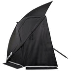 VirtuFit Strandparasol Premium - Windscherm - Strandtent - 200 cm - Zwart - Tweedekans