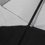 VirtuFit Strandparasol Premium - Windscherm - Strandtent - 200 cm - Zwart - Tweedekans