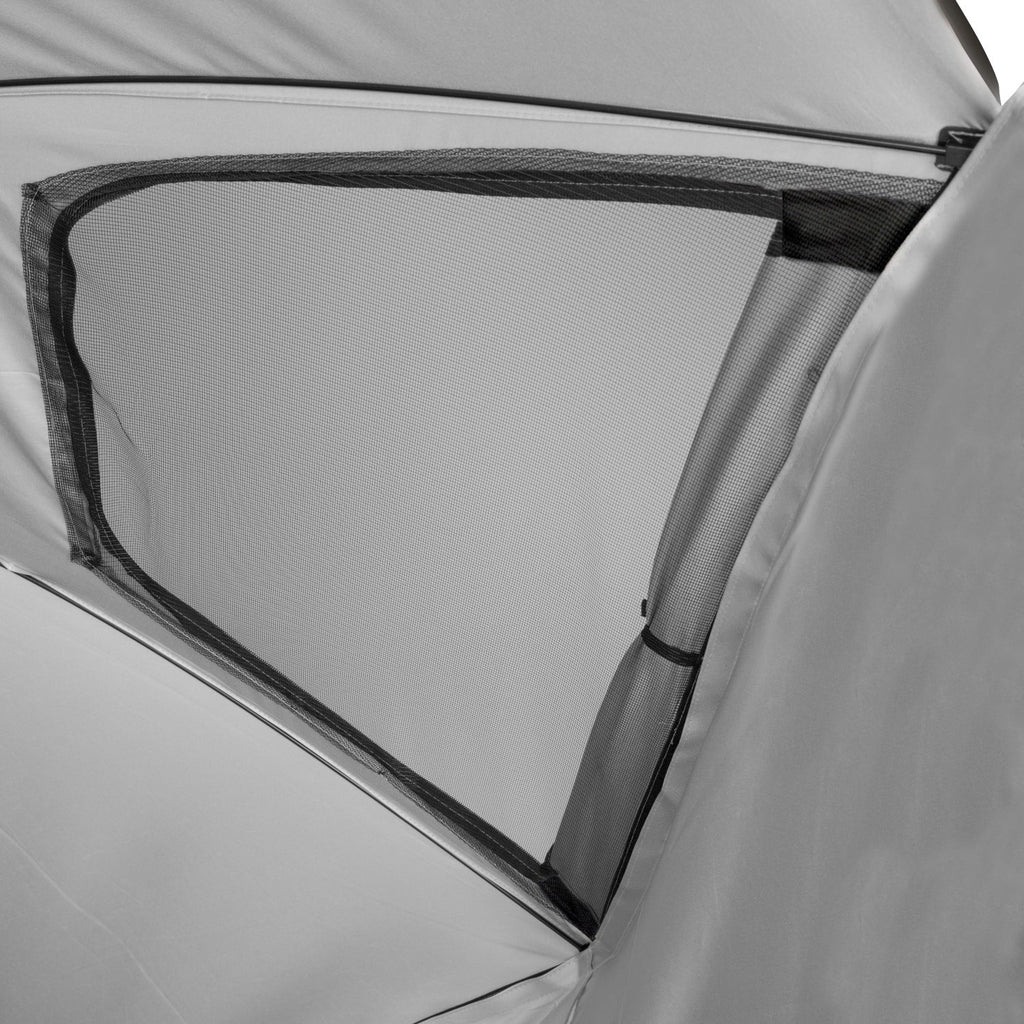 VirtuFit Strandparasol Premium - Windscherm - Strandtent - 200 cm - Zwart - Tweedekans