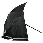 VirtuFit Strandparasol - Windscherm - Strandtent - 160 cm - Zwart - Tweedekans