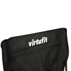VirtuFit Opvouwbare Camping Stoel - Strandstoel - Zwart - Tweedekans