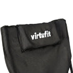 VirtuFit Campingstoel opvouwbaar met voetsteun - Strandstoel - Zwart - Tweedekans