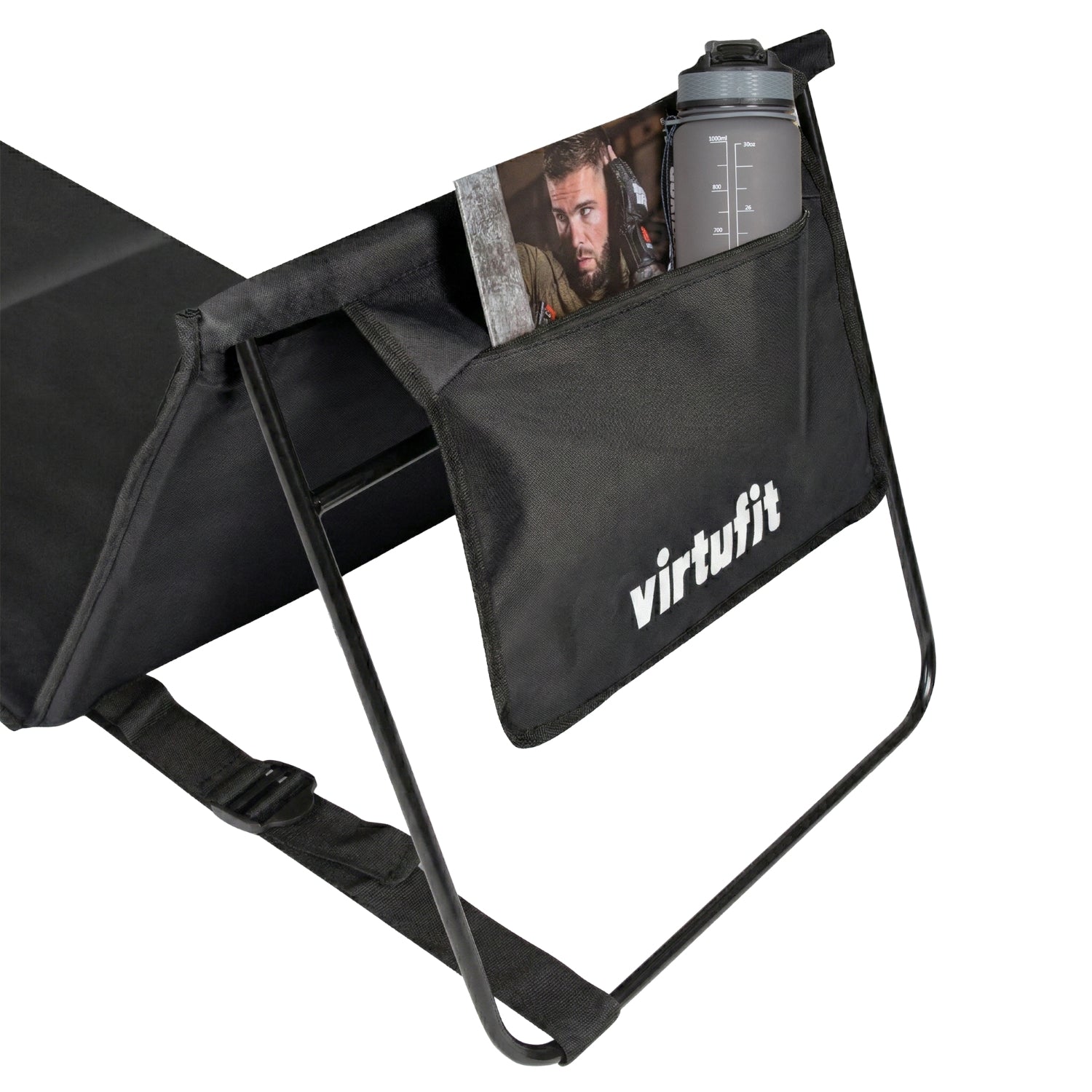 VirtuFit Strandmat - Zwart - Set van 2