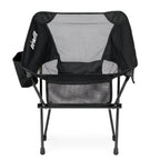 VirtuFit Camping Stoel Compact - Strandstoel - Opvouwbaar - Zwart - Tweedekans