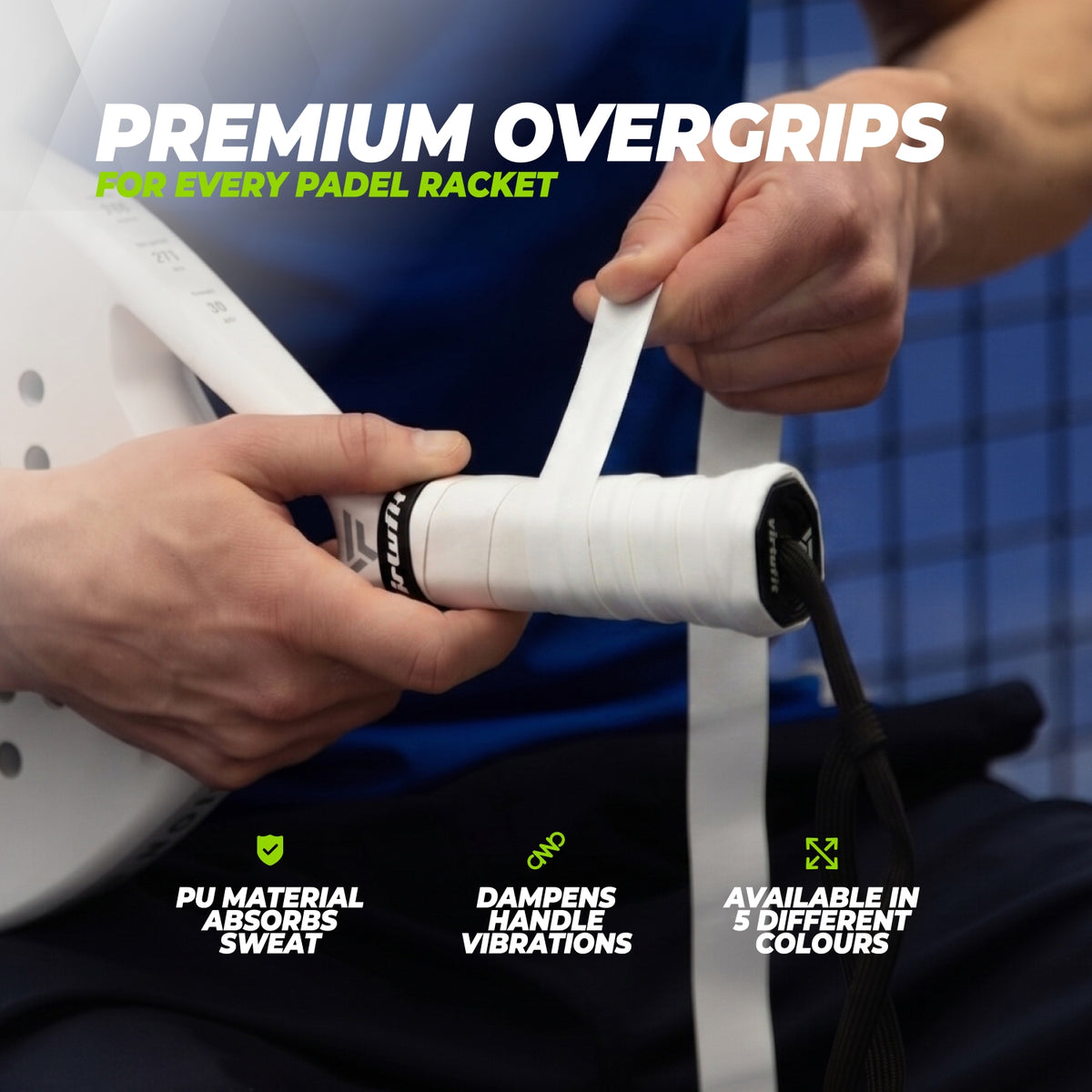 VirtuFit Pro Padel Overgrip - Wit