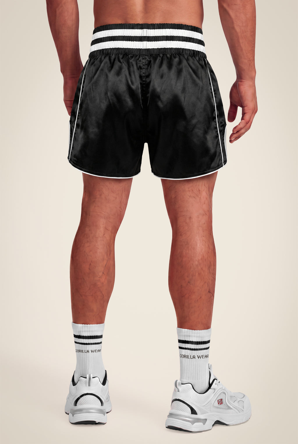Gorilla Wear Tacoma Fighting Shorts - Zwart/Wit