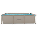 VirtuFit Rechthoekig Zwembad - 260 x 180 x 66 cm - Beige - Tweedekans
