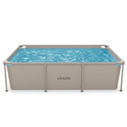 VirtuFit Rechthoekig Zwembad - 260 x 180 x 66 cm - Beige - Tweedekans