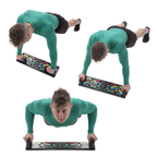 HMS 12-in-1 Push Up Board inclusief Opdruksteunen - Rood - Afbeelding 8